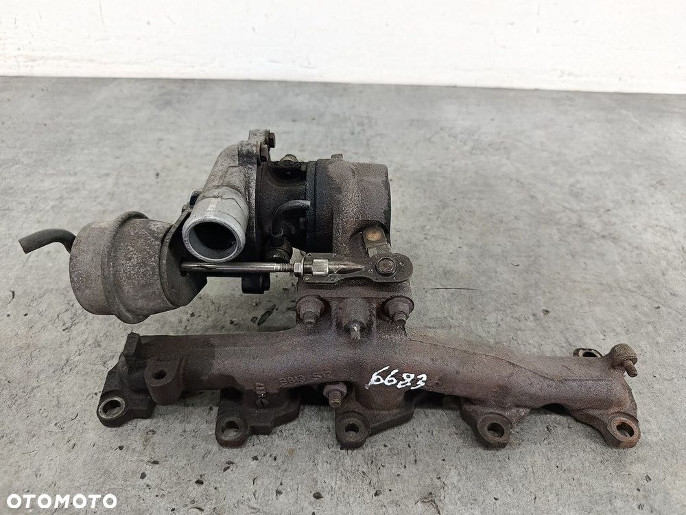 TURBINA Z KOLEKTOREM OPEL MERIVA A 55202638 BORG WARNER  FPT 1.3 CDTI - 4