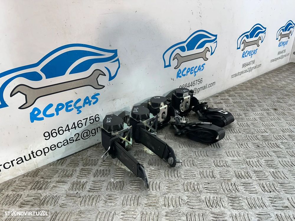 .Conjunto Cintos Segurança Frente Frontais Tras Traseiros Originais PSA Citroen DS DS5 2011 - 2018 - 3