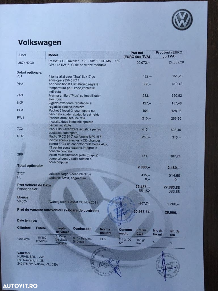 Volkswagen Passat CC 1.8 TSI - 11
