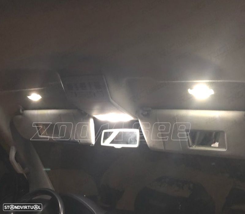KIT COMPLETO 18 LAMPADAS LED INTERIOR PARA VOLKSWAGEN VW MULTIVAN MK5 T5 03-15 - 4