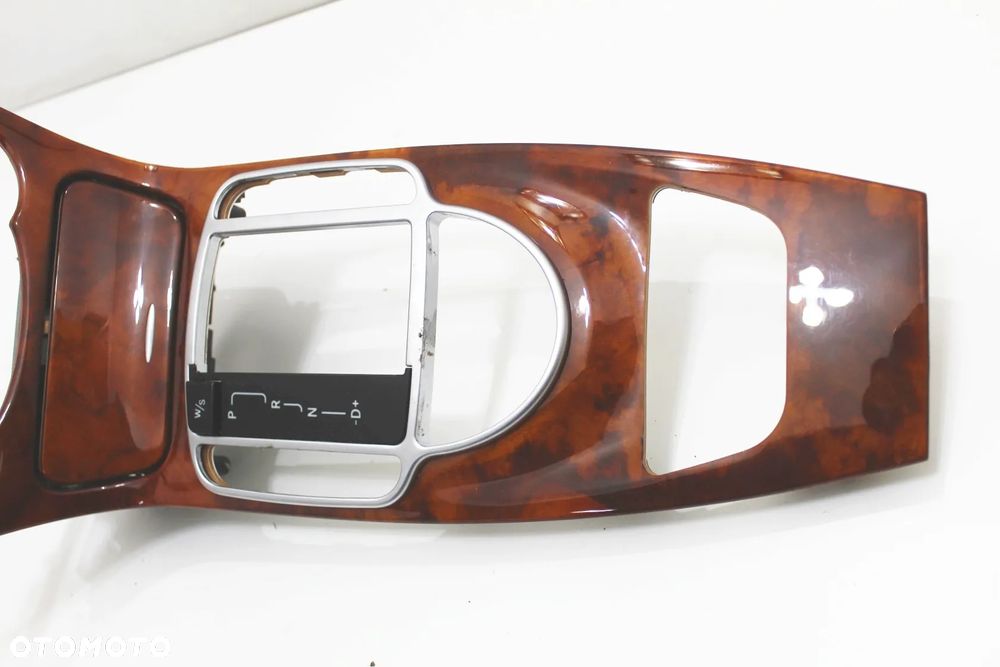 Ramka konsola środkowa popielniczka drewno dekor stan BDB OE Mercedes SL R230 W230 - 20