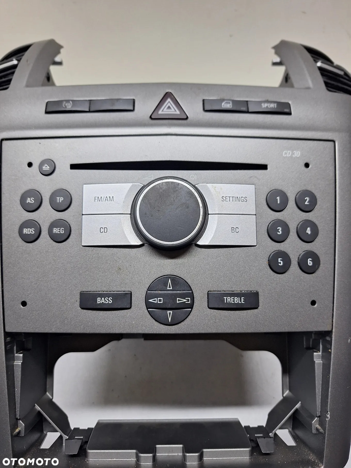 RADIO CD30 + WYŚWIETLACZ OPEL ZAFIRA B 07r EUR - 2
