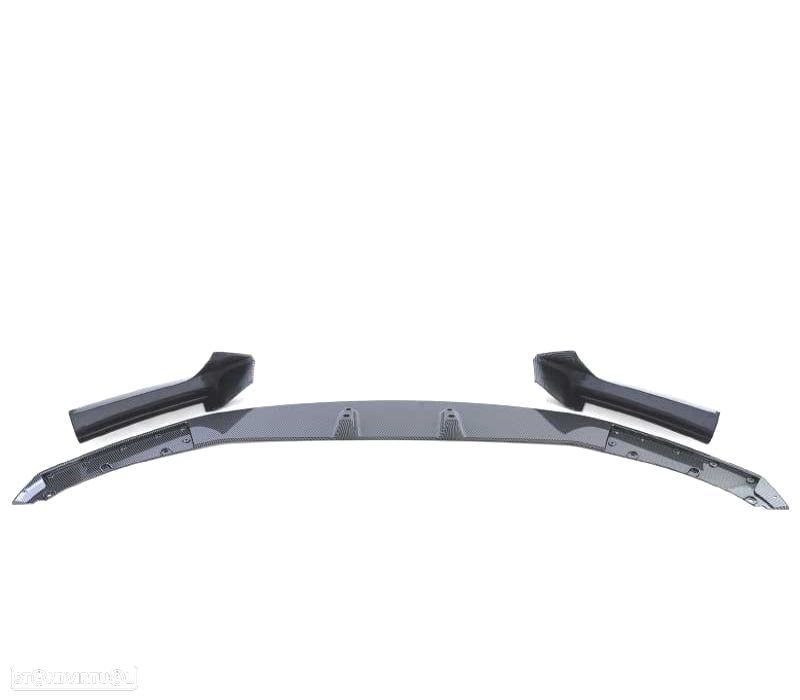 SPOILER LIP PARACHOQUES FRONTAL BMW F22 F23 LOOK M PERFORMANCE CARBONO - 2