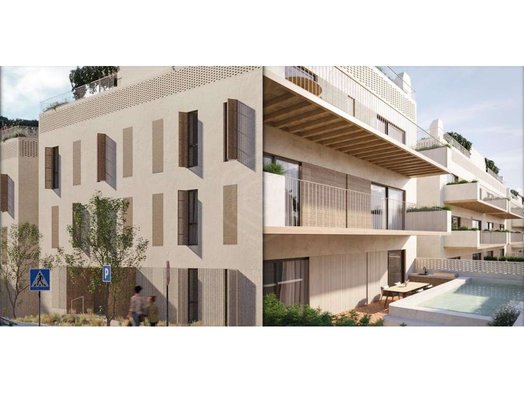 Apartamento com 2 quartos e piscina, perto da praia, Fuseta, Algarve - Grande imagem: 4/16