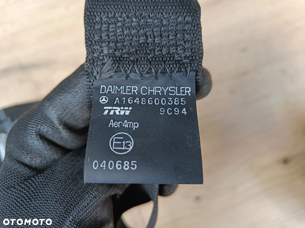 MERCEDES W164 ML W251 PAS TYLNY TYŁ LEWY PRAWY CZARNY A1648600385 A1648600485 - 12