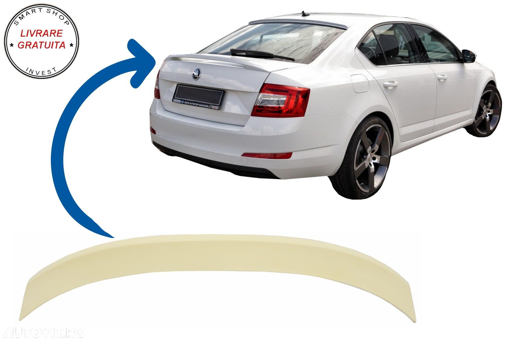 Eleron Portbagaj Skoda Octavia III 5E Sedan (2013+)- livrare gratuita - 1