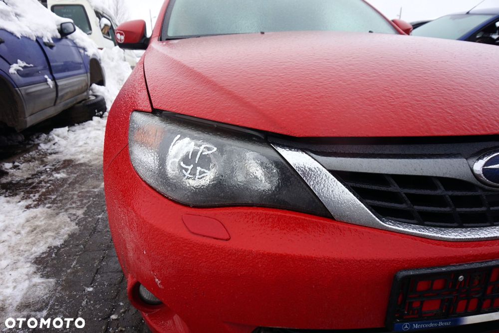 MASKA ZDERZAK BŁOTNIKI LAMPY IMPREZA III GH C7P XENON SPRYSKI SUBARU 2007-2011 CZERWONY PRZÓD KOMPLETNY - 10