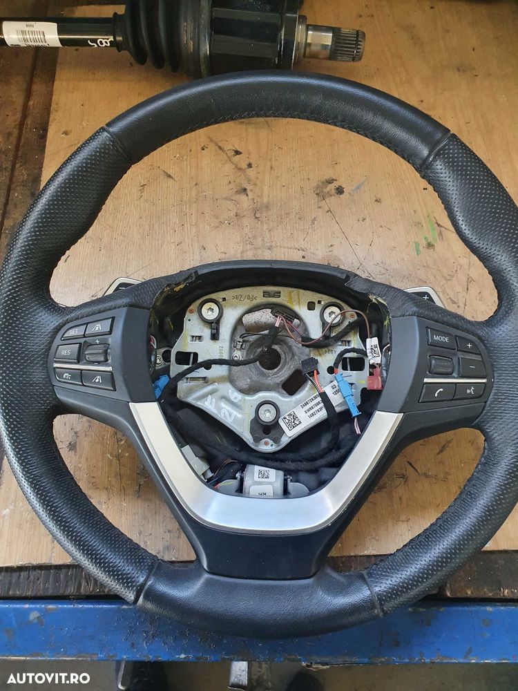 Volan sport cu vibratii,padele,asistenta banda bmw x3 f25,x4 f26 - 1
