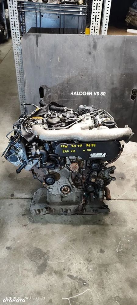 SILNIK AUDI A4 B8 3.0 TDI 240KM CCWA CCW - 1