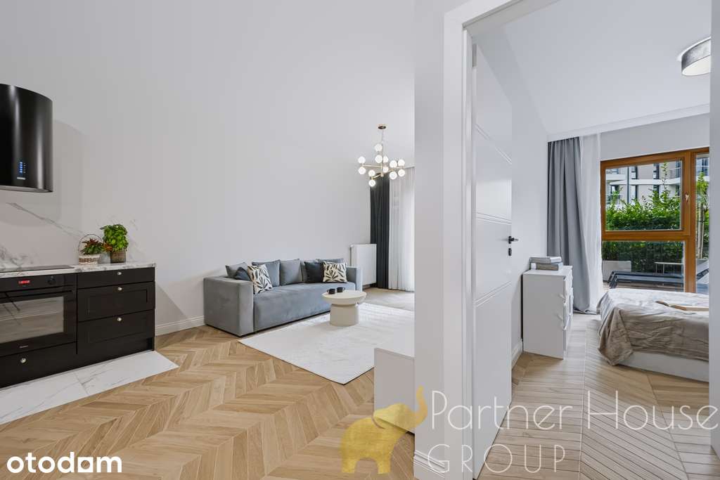 Wyjątkowe 2 pokoje | Green Mokotów | Ogród 27 m²