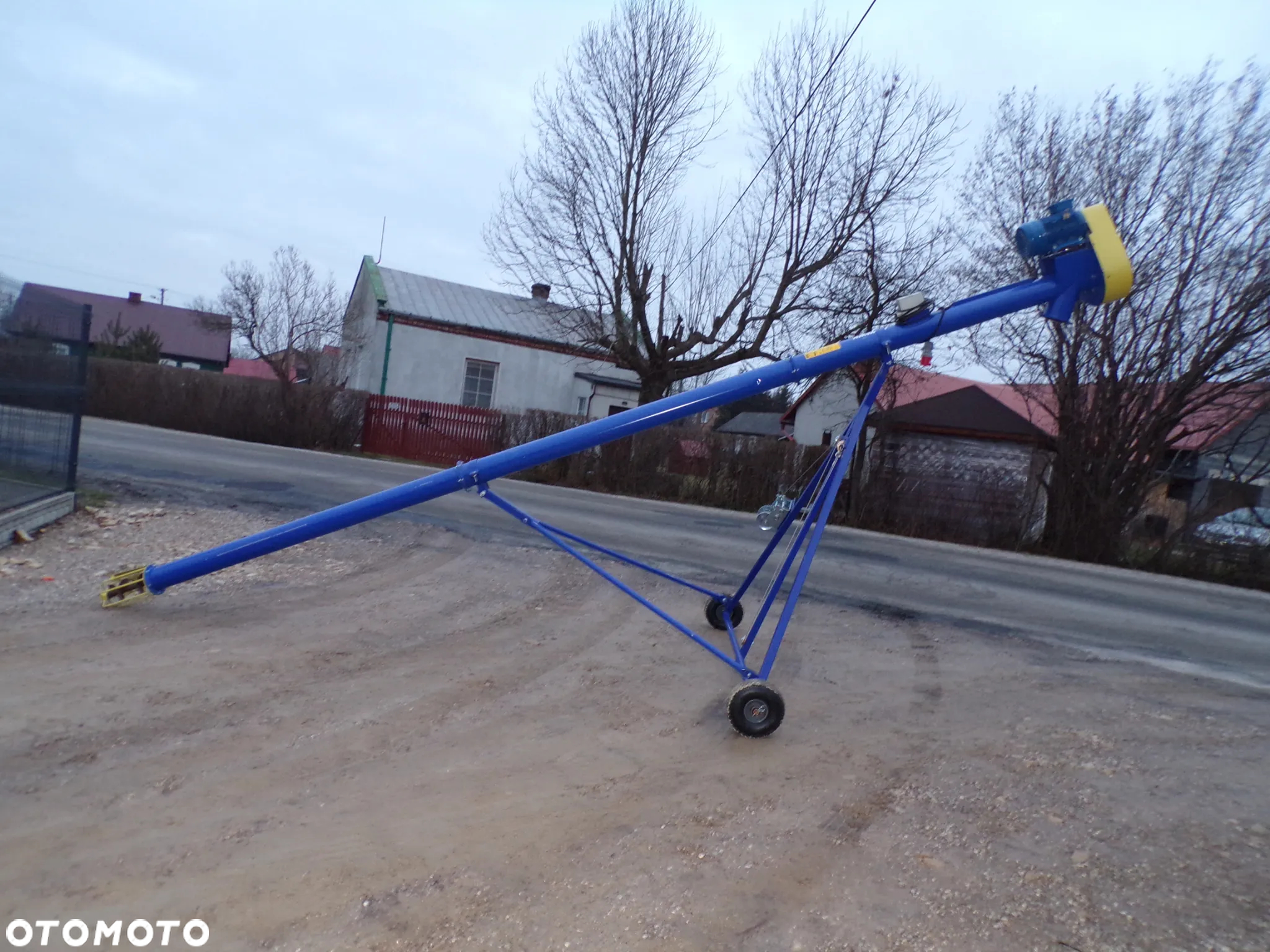 Przenośnik ślimakowy/ŻMIJKA do zboża fi140/ ssąca;zasypowa;pionowa / Przenośnik poziomy do 12m / wózek/podpora/OCYNK OD RĘKI - 8