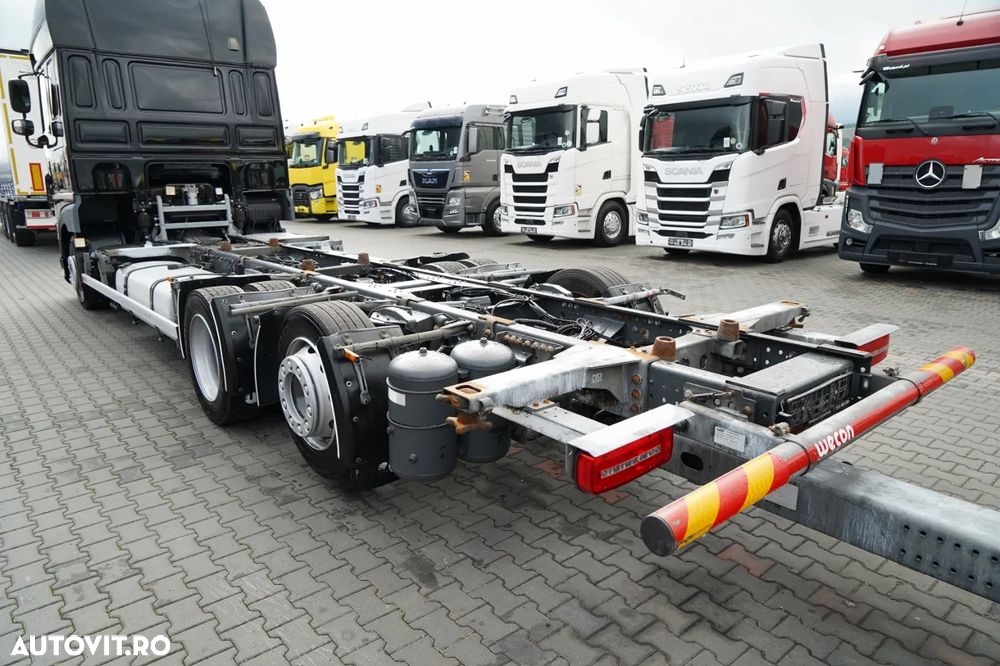 DAF XF 480 / BDF / 6X2 / CUPLAJ TANDEM / SSC / I-PARK COOL / PUNTE RIDICATĂ / WECON / CONTRACT POST-SERVICE - 11