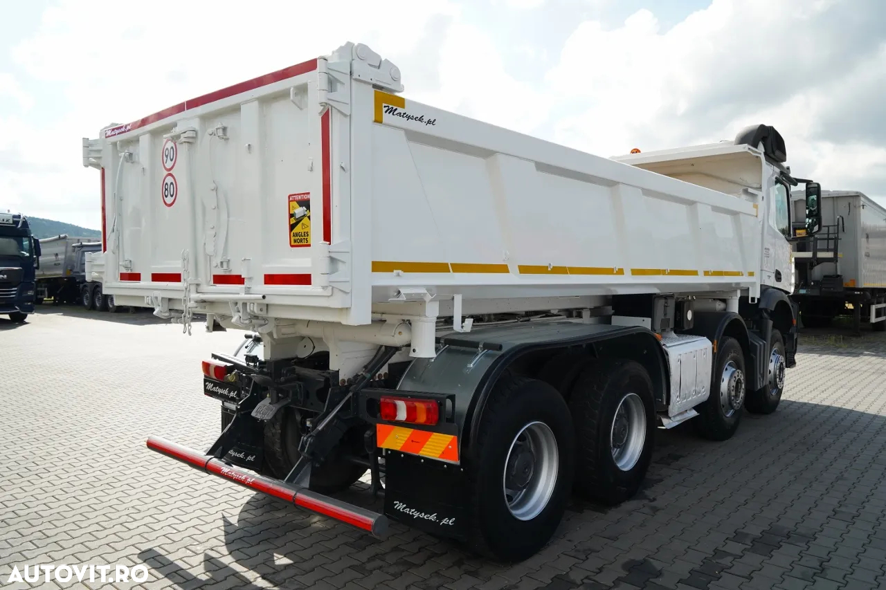 Mercedes-Benz AROCS 3243 / 8x4 / BASCULĂ DUBLU 6,2 M / BASCULĂ HIDRODOXICĂ / EURO 6 / IMPORTAT - 15
