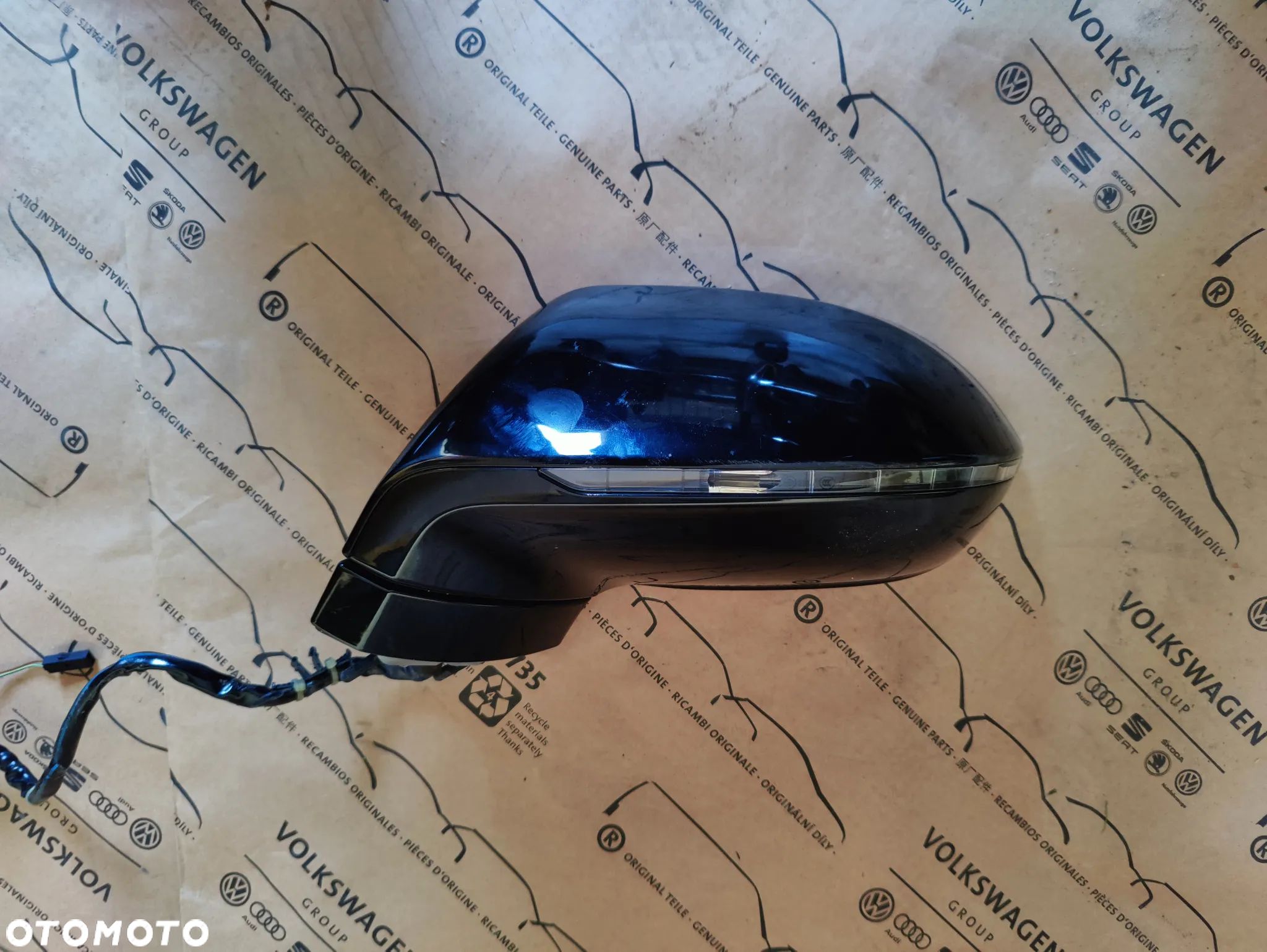 AUDI A7 C7 LIFT LX7U LUSTERKO LEWE 12+2 PIN ASYSTENT - 1