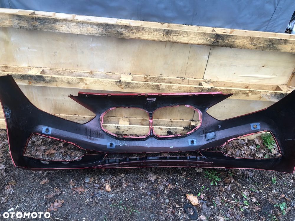 Zderzak przód, Listwa progowa prawa - BMW 1 F40 Bordowy / Biały- 51778079666 - 5