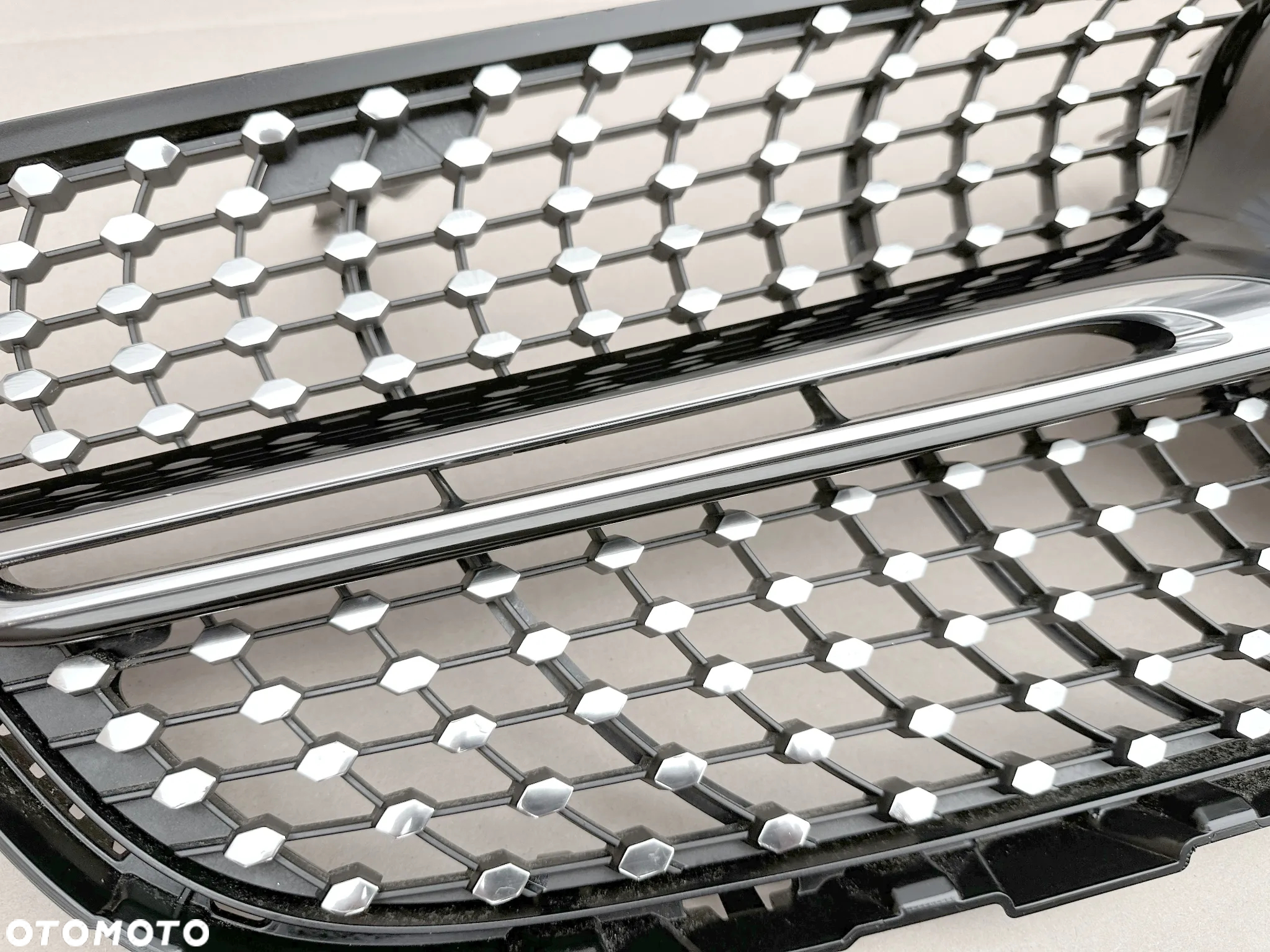 GRILL ATRAPA Mercedes W253 A253 GLC AMG DIAMOND, pod KAMere - 5