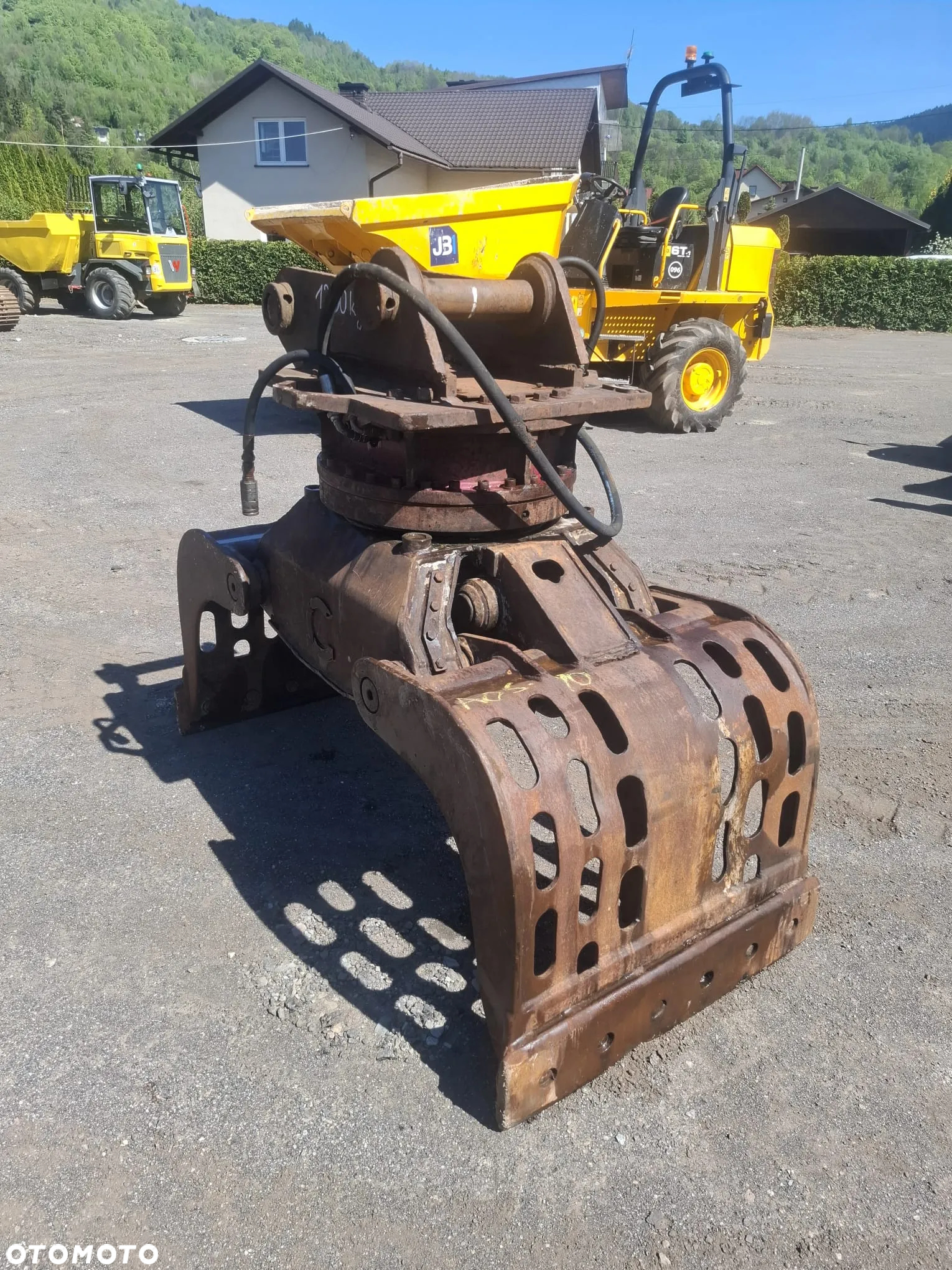 Chwytak chydrauliczny obrotowy sortujący wyburzeniowy kleszcze 1200kg. - 4
