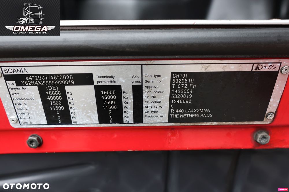 Scania R 440 / PDE /  EURO 5 / RETARDER / - 5