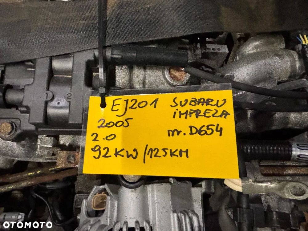 SILNIK kompletny SUBARU IMPREZA FORESTER II SG 2.0 16V 125KM EJ201 EJ201NY7AB  2002-2006 - 10