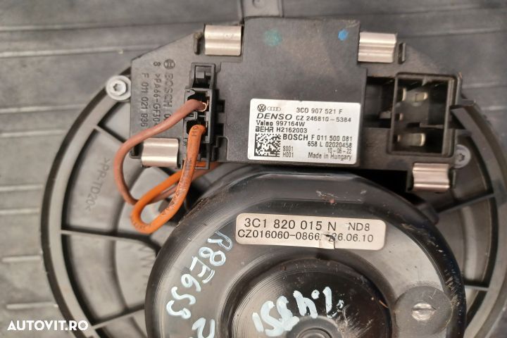 Ventilator aeroterma 3C1820015N 3C1820015N Volkswagen VW Golf 6 [2008 - 4