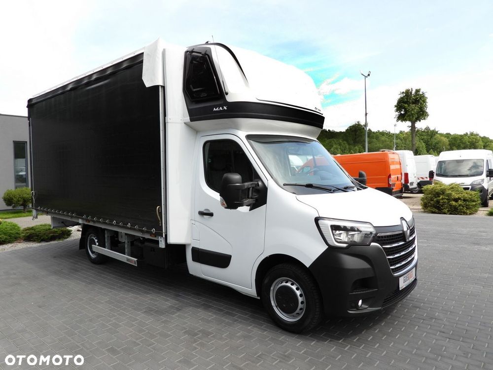 Renault MASTER  PLANDEKA 12 PALET WEBASTO TEMPOMAT LEDY PNEUMATYKA KLIMATYZACJA  165KM - 5