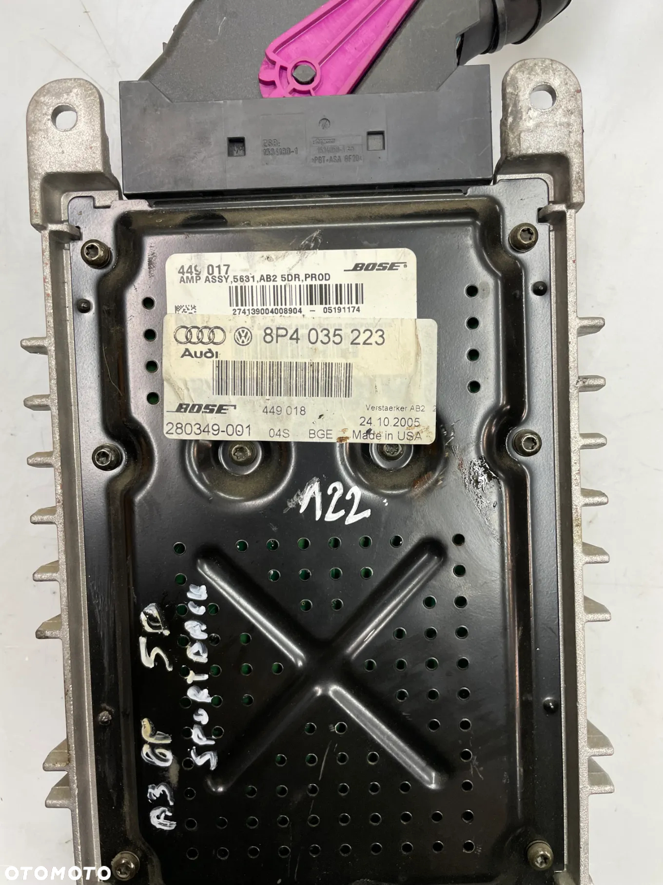 Wzmacniacz Bose Audi A3 8P 8P4035223 - 4
