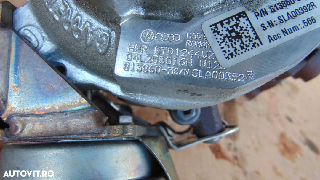 Turbina VW tiguan 1.6 euro 6 Passat B8 Golf 7 touran Polo Seat Leon Ibiza Audi a3 skoda octavia fab - 3