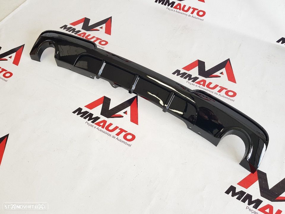Difusor Traseiro BMW Série 5 F10/F11 M-Performance 535D Preto Brilhante - 3