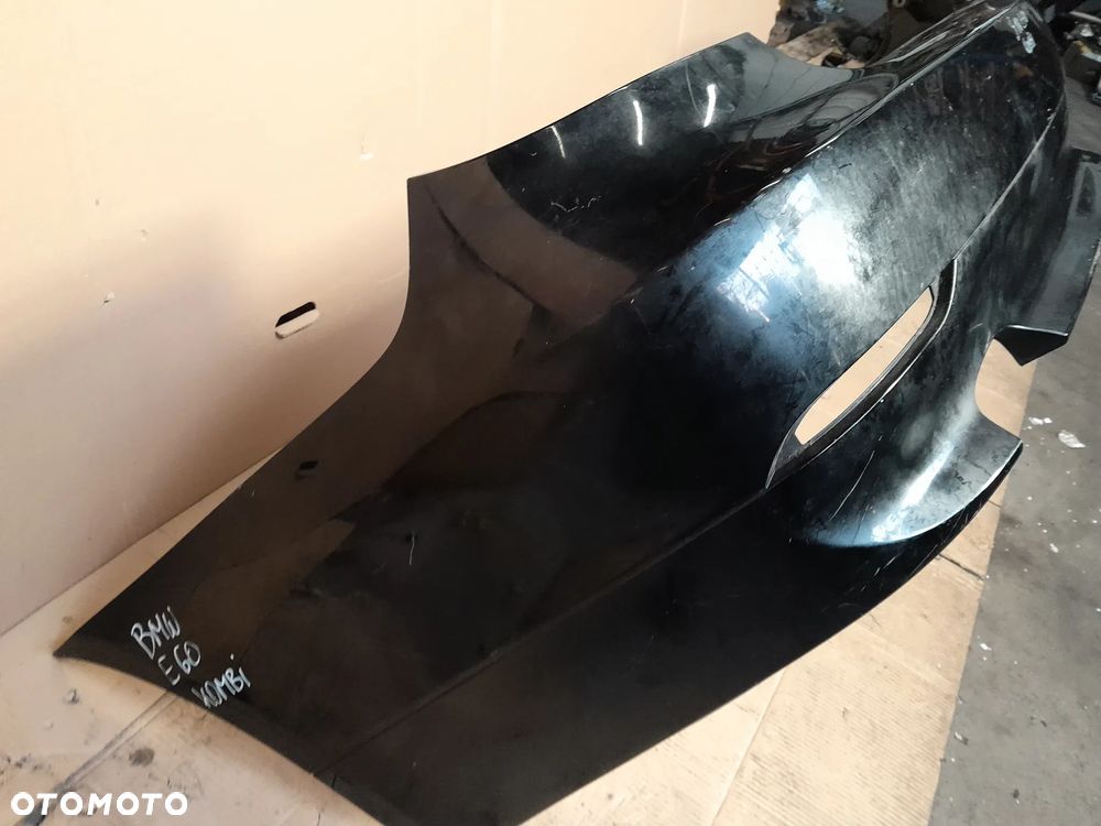 BMW E60 ZDERZAK TYLNY TYŁ KOMBI CZARNY - 4