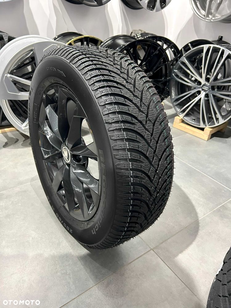 Oryginalne koła zimowe 16 5x100 ET35 VW T-Cross Taigo 205/60R16 BFGood - 6