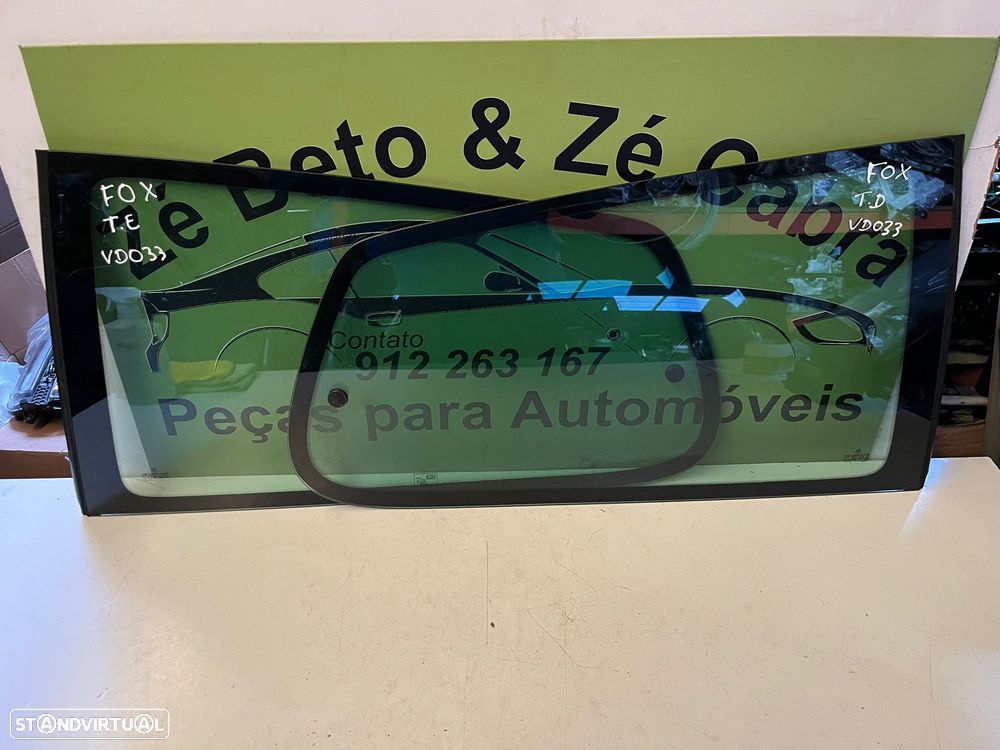 Vw Fox - VIDRO TRAS LATERAL - VD033 - 1