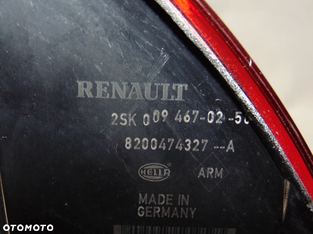 ORYGINAŁ lampa tylna tył prawa LED Renault Scenic 2 II FL lift 06-09r - 4