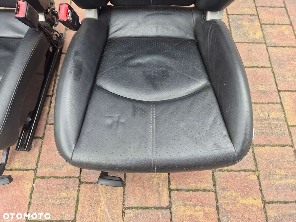 fotel prawy lewy czarny 2szt porsche boxster 987 - 8