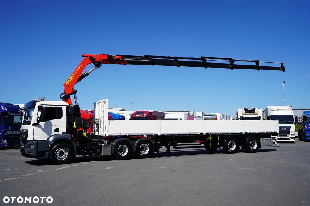 MAN TGS 33.510 / 6 X 4 / HDS PALFINGER PK 42 002 SH-E / WYSIĘG 17 M - 22