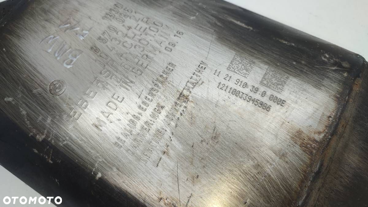 KATALIZATOR DPF TŁUMIK 8570096 BMW F10 F11 520 2.0 D 184 KM - 3