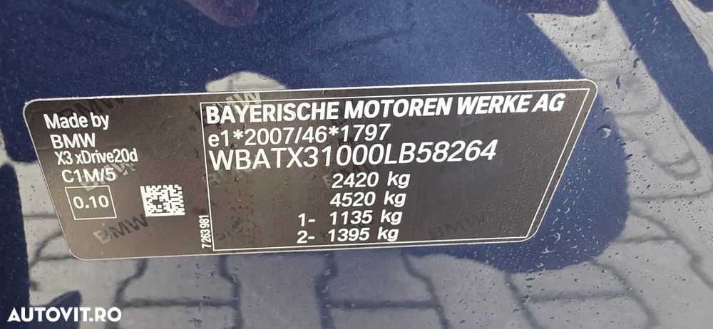 BMW X3 xDrive20d Aut. M Sport - 11