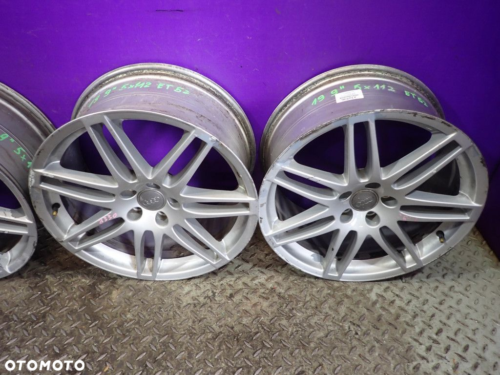 AUDI A6 C6 FELGI ALUMINIOWE R19 9J 19H2 5x112 ET 52 8J0601025AG 8J0601025N - 3