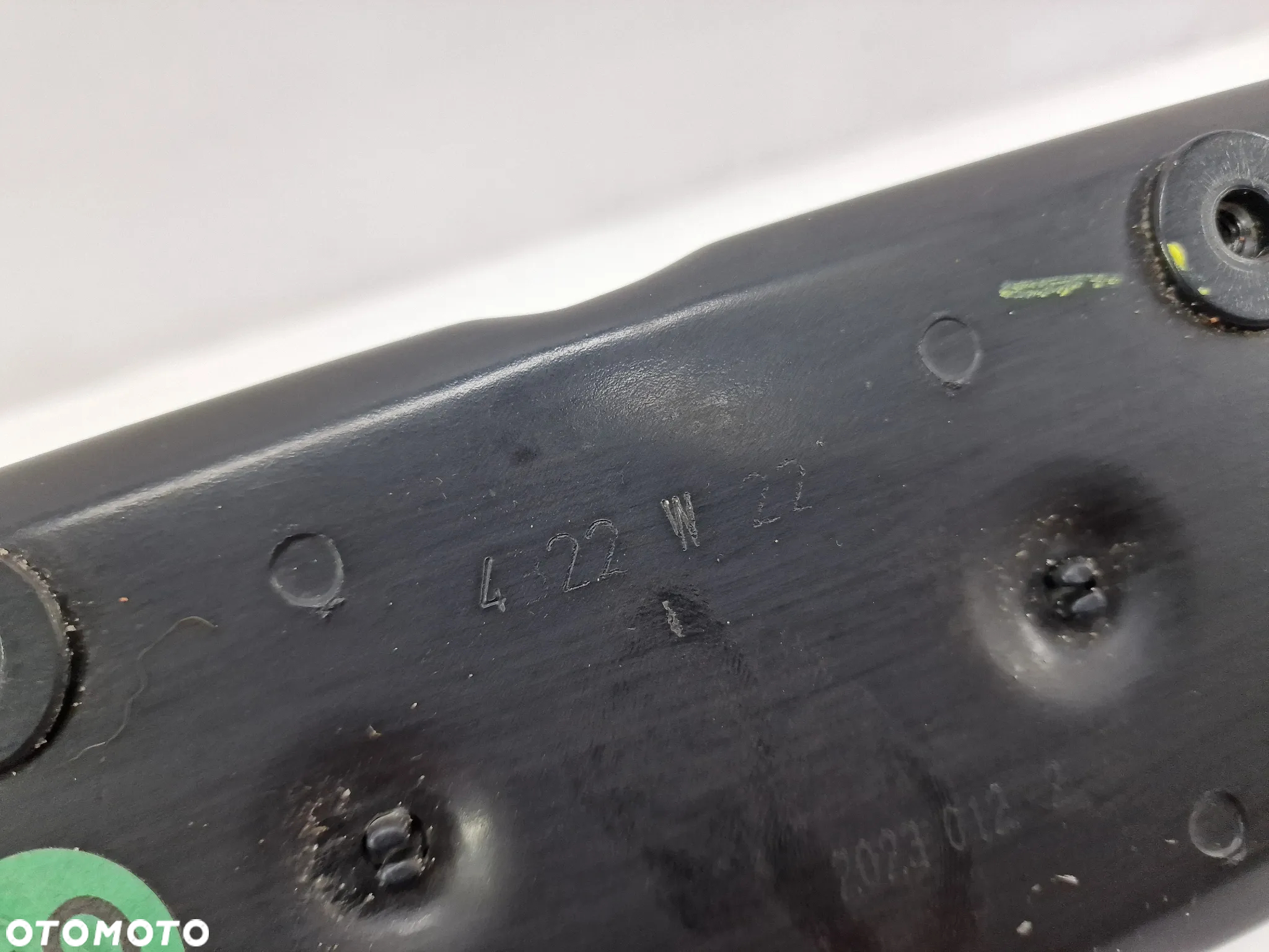 OPEL CORSA F / PEUGEOT 208 II BELKA PRZEDNIA PRZÓD / POD ZDERZAK , CZARNA , NR AUKCJI BEL12 - 8