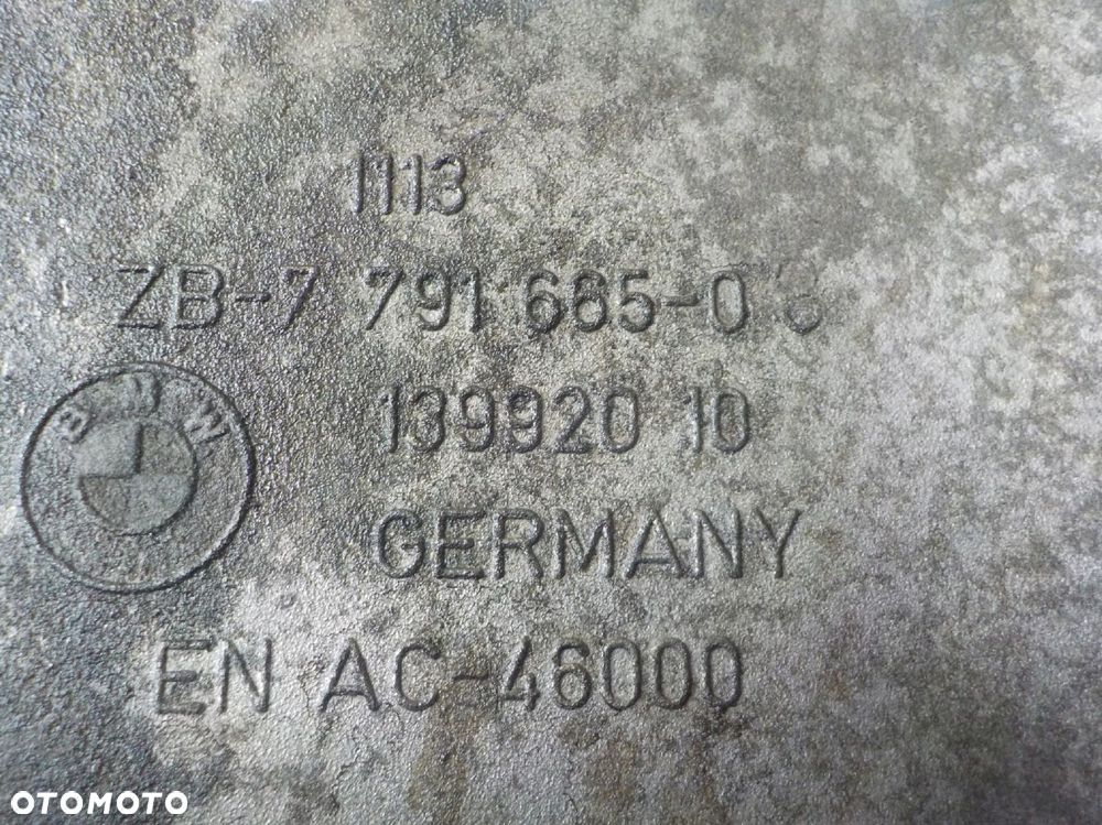 BMW X3 E83 E46 E60 E87 E90 2.0 D 07r 150KM 204D4 miska oleju 7791665 - 3