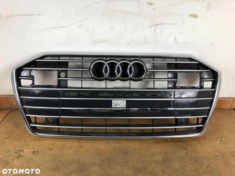 ZG-5. Grill Atrapa Zderzaka Audi A6 C8 S-Line 4K0853651C Lift (2018–2025) -Gwarancja Wysyłka - 1