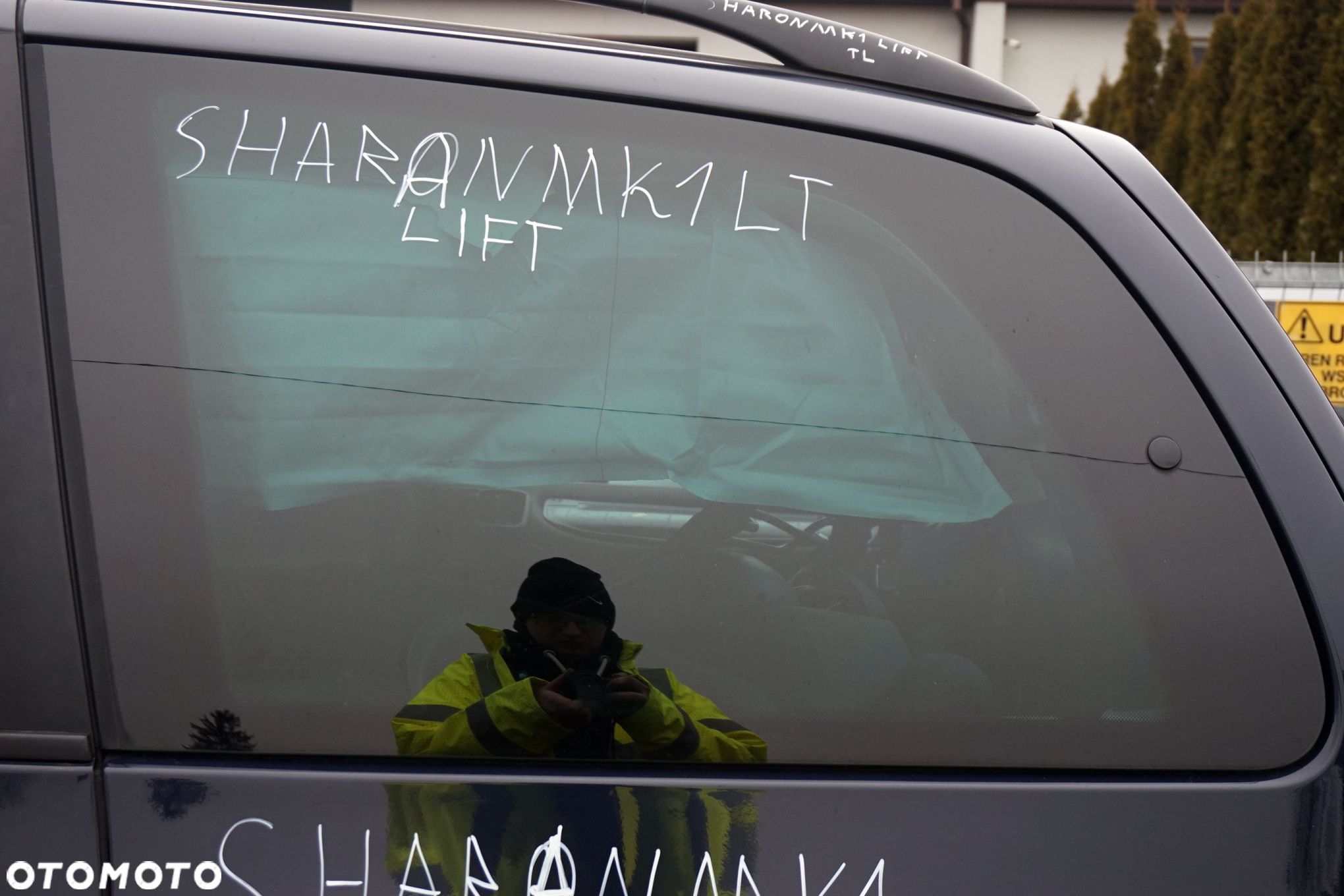 SZYBA KAROSERYJNA TYLNA LEWA BOCZNA SHARAN I MK1 LIFT 7M9 7M3845317E VOLKSWAGEN 2000-2010 - 1