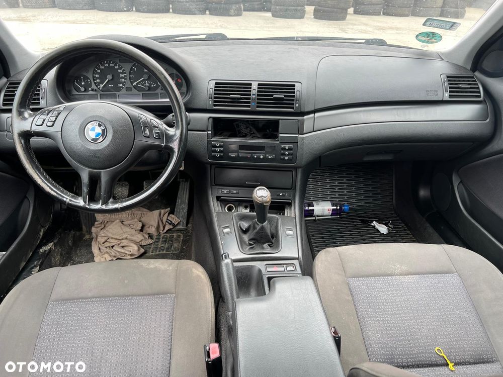 BMW E46 318i kombi (354/7 Titansilber metallic) części maska zderzak błotnik lampa klapa drzwi fotele silnik M52B20 - 8