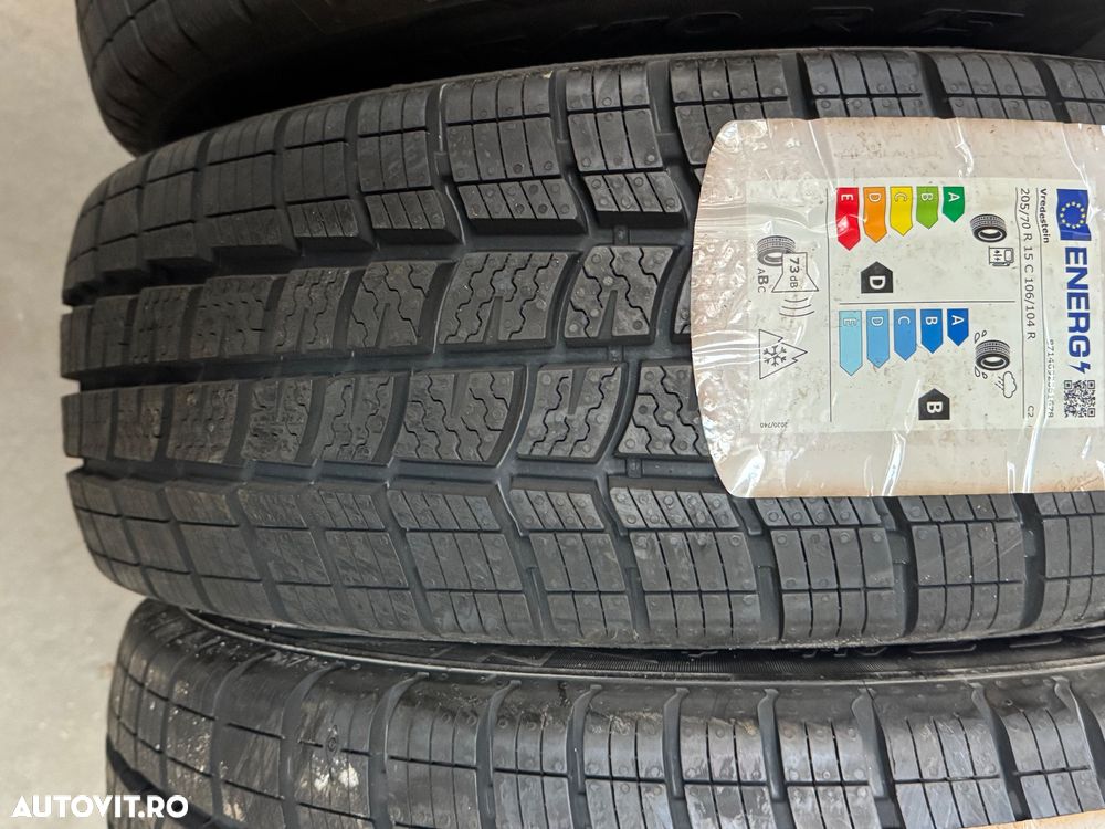 Vând 4 anvelope 205/70/15c vredestein allseason noi - 4