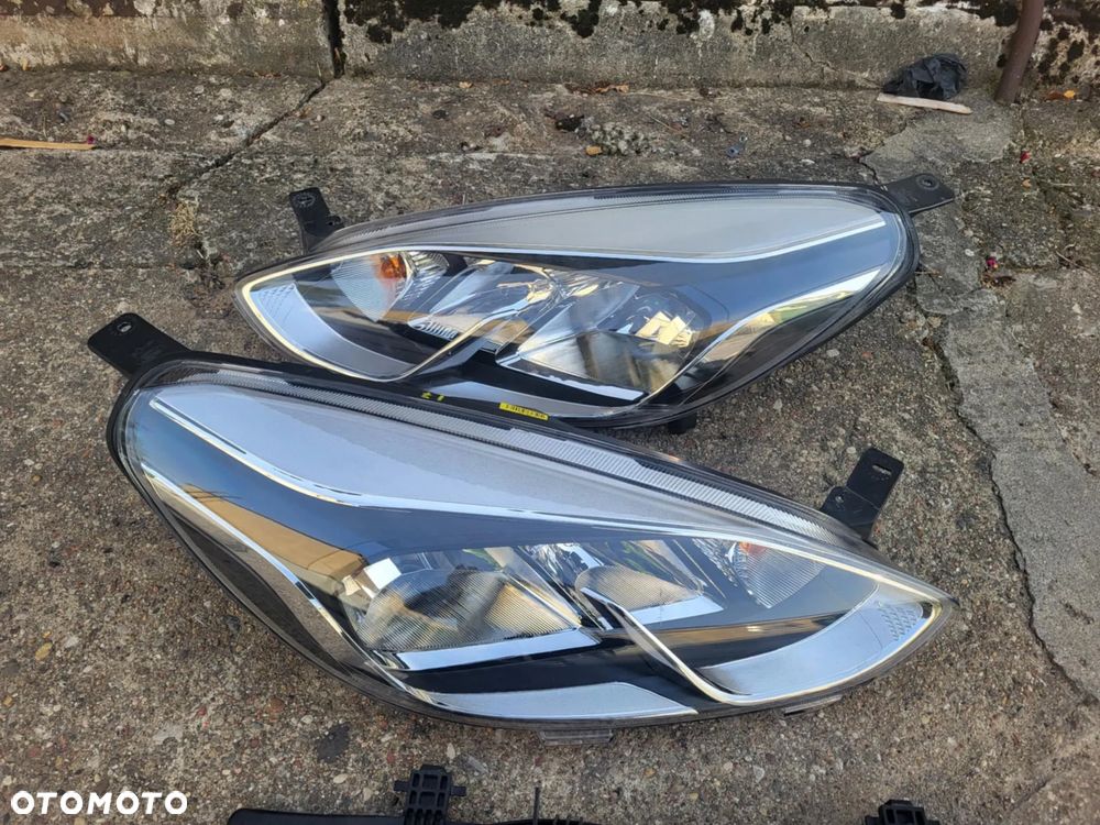 Ford Fiesta Mk8 17r- lampy lampa reflektor soczewki, zwykłe, full led maska lampy pas błotniki - 3