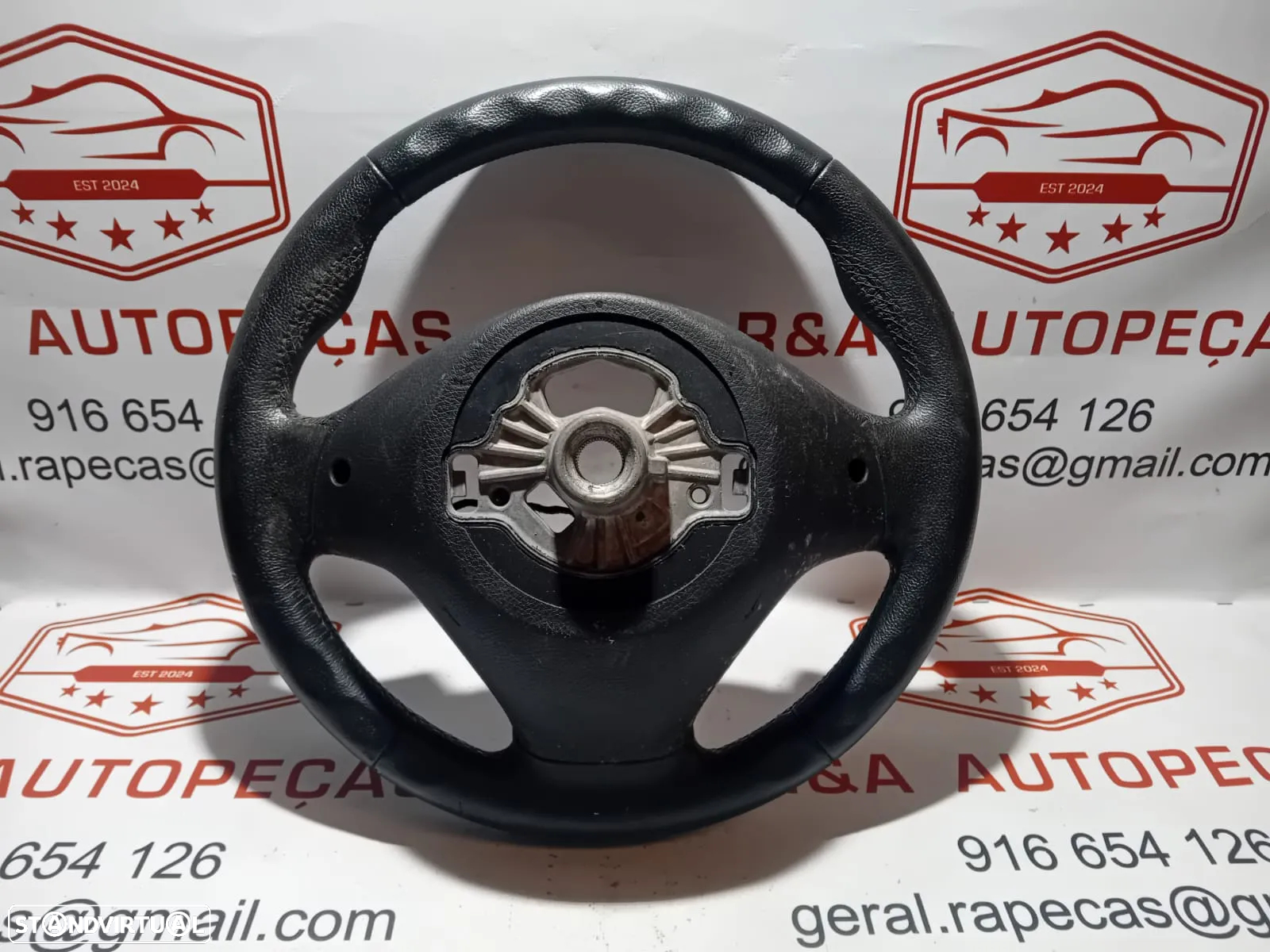 Volante Sem Airbag BMW Série 1 / 3 F20 F21 F30 F31 com Cromado Original - 6
