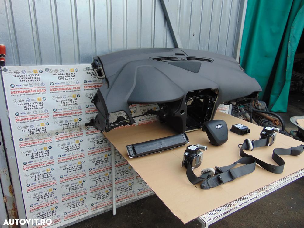 Plansa bord Ford Mondeo Mk5 an 2014-2022 airbag sofer pasager genunchi centuri fata stanga dreapta modul airbag-uri - 5