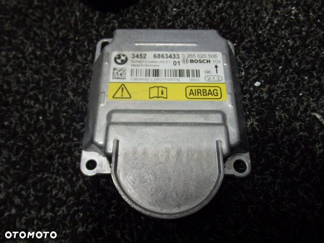 BMW F20 F21 F30 F31 F34 MODUŁ SENSOR STEOWNIK PODUSZEK POWIETRZNYCH AIRBAG 6863433 RAF-AUTO CZĘŚCI