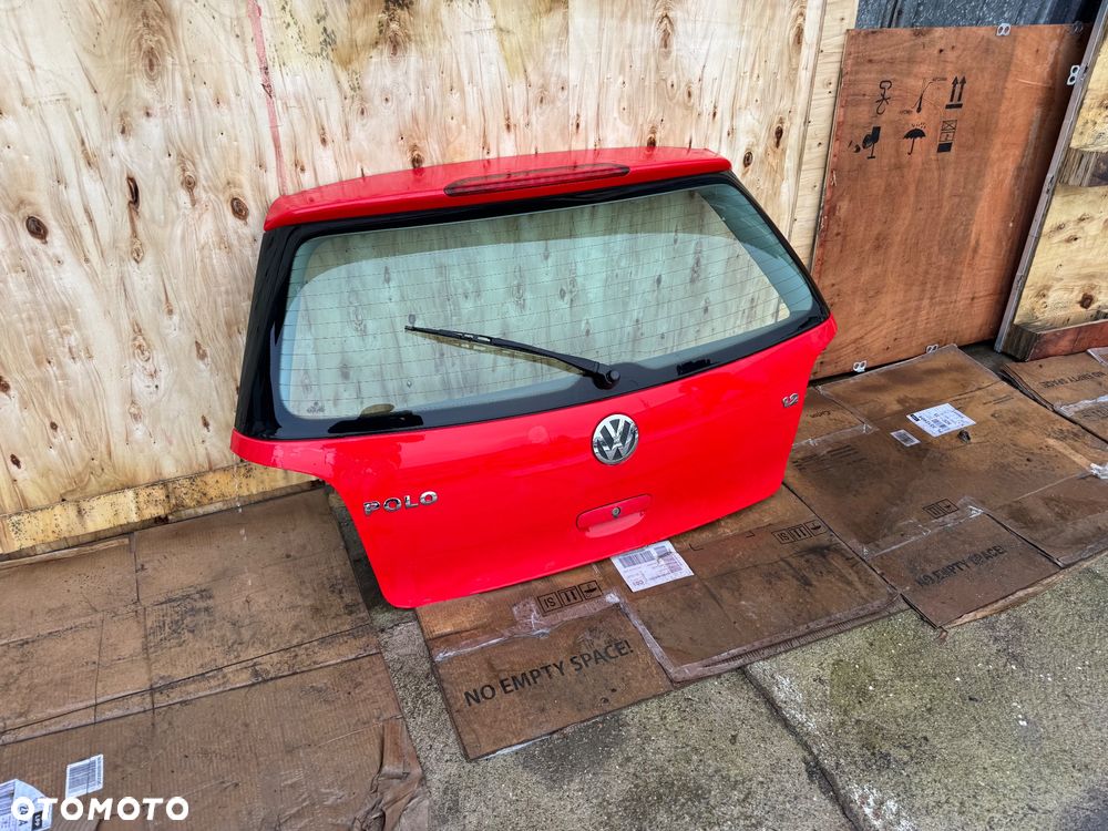 Vw Polo czerwone LP3G czerwony klapa bagażnika drzwi - 3