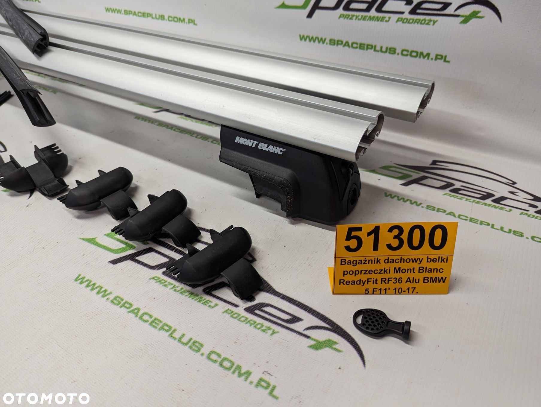 Bagażnik dachowy bazowy belki poprzeczki Mont Blanc ReadyFit RF36 Alu BMW 5 F11' 10-17. G31 17- - 1