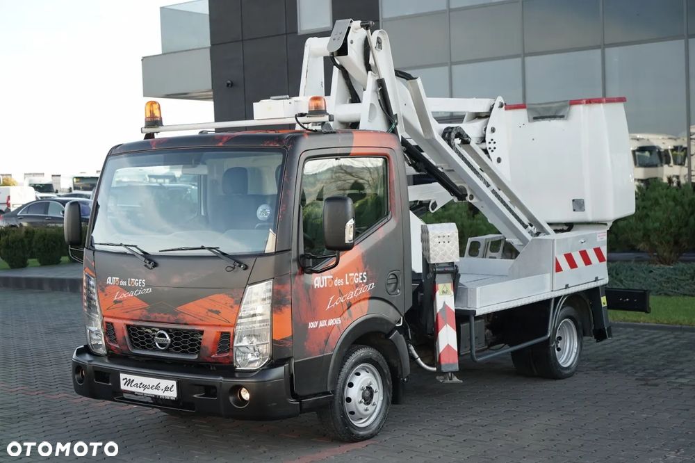 Nissan CABSTAR / ZWYŻKA 16,3 METRÓW / FRANCE ELEVATEUR /  BLIŹNIAK / UDŹWIG - 200 kg / 4 PODPORY / - 8